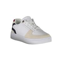 Tommy Hilfiger Women's White Polyester Sneaker - 38 EU thumbnail