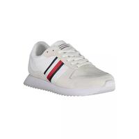 Tommy Hilfiger Men's White Polyester Sneaker - 41 EU thumbnail