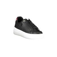 Tommy Hilfiger Women's Black Polyester Sneaker - 40 EU thumbnail