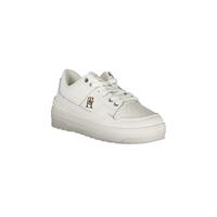 Tommy Hilfiger Women's White Polyester Sneaker - 39 EU thumbnail