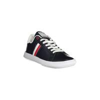 Tommy Hilfiger Men's Blue Polyester Sneaker - 45 EU thumbnail