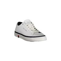 Tommy Hilfiger Men's White Polyester Sneaker - 41 EU thumbnail