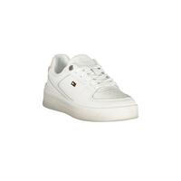 Tommy Hilfiger Women's White Polyester Sneaker - 40 EU thumbnail
