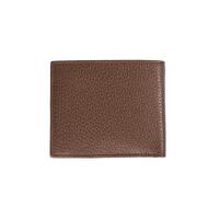 Tumbled Leather Mens Wallet with Coin Compartment and Card Holder One Size Men thumbnail