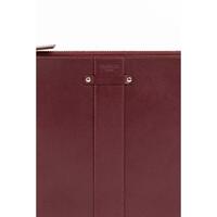 Calfskin Pocket Clutch Bag with Logo Band Detail One Size Men thumbnail