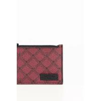 Geometric-themed Leather Card Holder with Trussardi Plate One Size Men thumbnail
