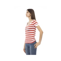 Trussardi Action Women's Vibrant Multicolor Short Sleeve Tee - M thumbnail