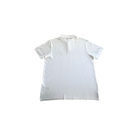 Trussardi Beachwear Men's White Cotton Polo Shirt - XL thumbnail