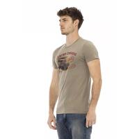 Front Print Round Neck T-Shirt 2XL Men thumbnail