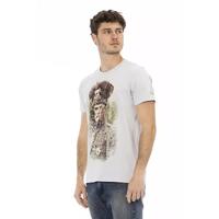 Short Sleeve T-shirt with Round Neck - Front Print M Men thumbnail