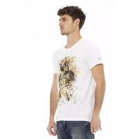 Short Sleeve T-shirt with Round Neck and Front Print 2XL Men thumbnail
