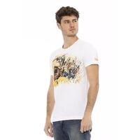 Short Sleeve T-shirt with Round Neck and Front Print L Men thumbnail