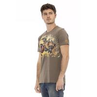 Short Sleeve T-shirt with Round Neck - Front Print XL Men thumbnail