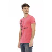 Short Sleeve T-shirt with Round Neck and Front Print L Men thumbnail