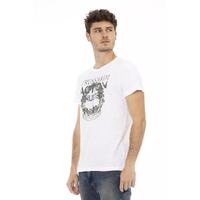 Short Sleeve T-shirt With Round Neck Front Print XL Men thumbnail