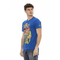 Short Sleeve T-shirt with Round Neck and Front Print XL Men thumbnail
