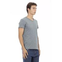 Short Sleeve T-shirt with Round Neck and Chest Pocket Print XL Men thumbnail