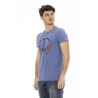 Short Sleeve T-shirt with Round Neck and Front Print XL Men thumbnail