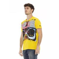 Front Print Short Sleeve T-shirt with Round Neck 2XL Men thumbnail