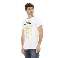 Front Print Short Sleeve T-Shirt with Round Neck XL Men thumbnail