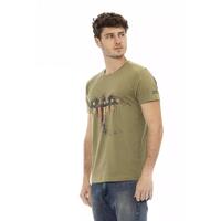 Short Sleeve T-shirt with Round Neck and Front Print 3XL Men thumbnail