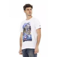 Front Print Short Sleeve T-shirt with Round Neck 2XL Men thumbnail