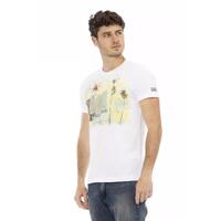 Short Sleeve T-shirt with Round Neck and Front Print 2XL Men thumbnail