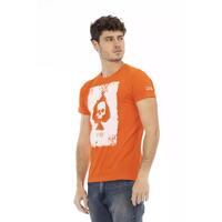Short Sleeve T-shirt with Round Neck and Front Print L Men thumbnail