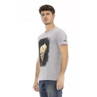 Short Sleeve T-shirt With Round Neck. Front Print. M Men thumbnail
