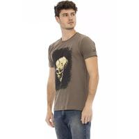 Short Sleeve Round Neck T-shirt with Front Print 3XL Men thumbnail