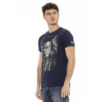 Short Sleeve T-shirt with Round Neck and Front Print 2XL Men thumbnail