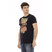 Front Print Short Sleeve T-shirt with Round Neck L Men thumbnail
