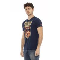 Printed Short Sleeve T-shirt with Round Neck M Men thumbnail