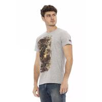 Short Sleeve T-shirt with Round Neck and Front Print L Men thumbnail
