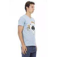 Short Sleeve V-Neck T-shirt with Front Print 2XL Men thumbnail