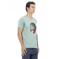 Front Print V-Neck Short Sleeve T-shirt 2XL Men thumbnail