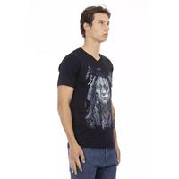 Short Sleeve T-shirt with V-neck and Front Print 2XL Men thumbnail