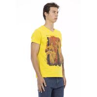 Front Print V-Neck Short Sleeve T-Shirt L Men thumbnail