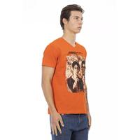 Front Print Short Sleeve V-Neck T-Shirt L Men thumbnail