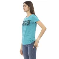 Trussardi Action Women's Light Blue Cotton Tops & T-Shirt - XL thumbnail