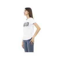 Trussardi Action Women's Elegant Short Sleeve Tee with Chic Front Print - 2XL thumbnail