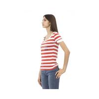 Trussardi Action Women's Vibrant Multicolor Short Sleeve Tee - L thumbnail