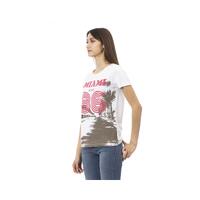 Trussardi Action Women's Chic White Short Sleeve Round Neck Tee - XS thumbnail