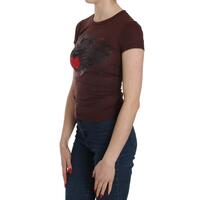 Crew Neck Short Sleeve Blouse with Logo Details 42 IT Women thumbnail