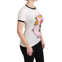 Dolce & Gabbana Year of the Pig Crewneck T-shirt 46 IT Women thumbnail