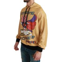 Dolce & Gabbana Men's Gold Pig of the Year Hooded Sweater - 46 IT thumbnail