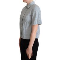 Polka Dot Collared Shirt - Blue 40 IT Women thumbnail