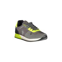 US POLO ASSN Men's Gray Polyester Sneaker - 43 EU thumbnail