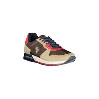 US POLO ASSN Men's Brown Polyester Sneaker - 44 EU thumbnail