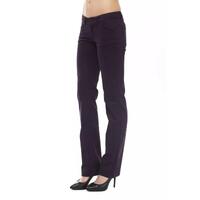 Ungaro Fever Women's Purple Cotton Jeans & Pant - W32 US thumbnail
